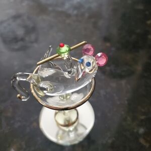 Glass Baron Brand Crystal Mouse